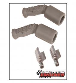 MSD-3304  Silicone 45 Degree Boots & Terminals Pair Chev LS1